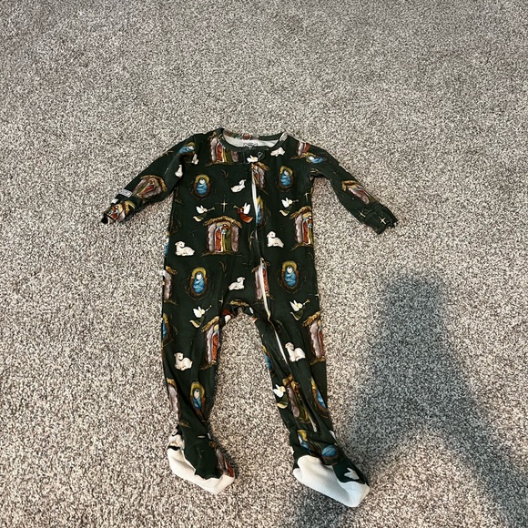 Holy Pals Christmas PJs Kids One Piece with Whimsical Print - Picture 1 of 3
